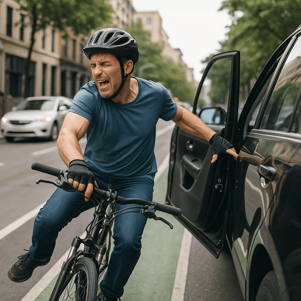Eine unterschätzte Gefahr für Velofahrende
